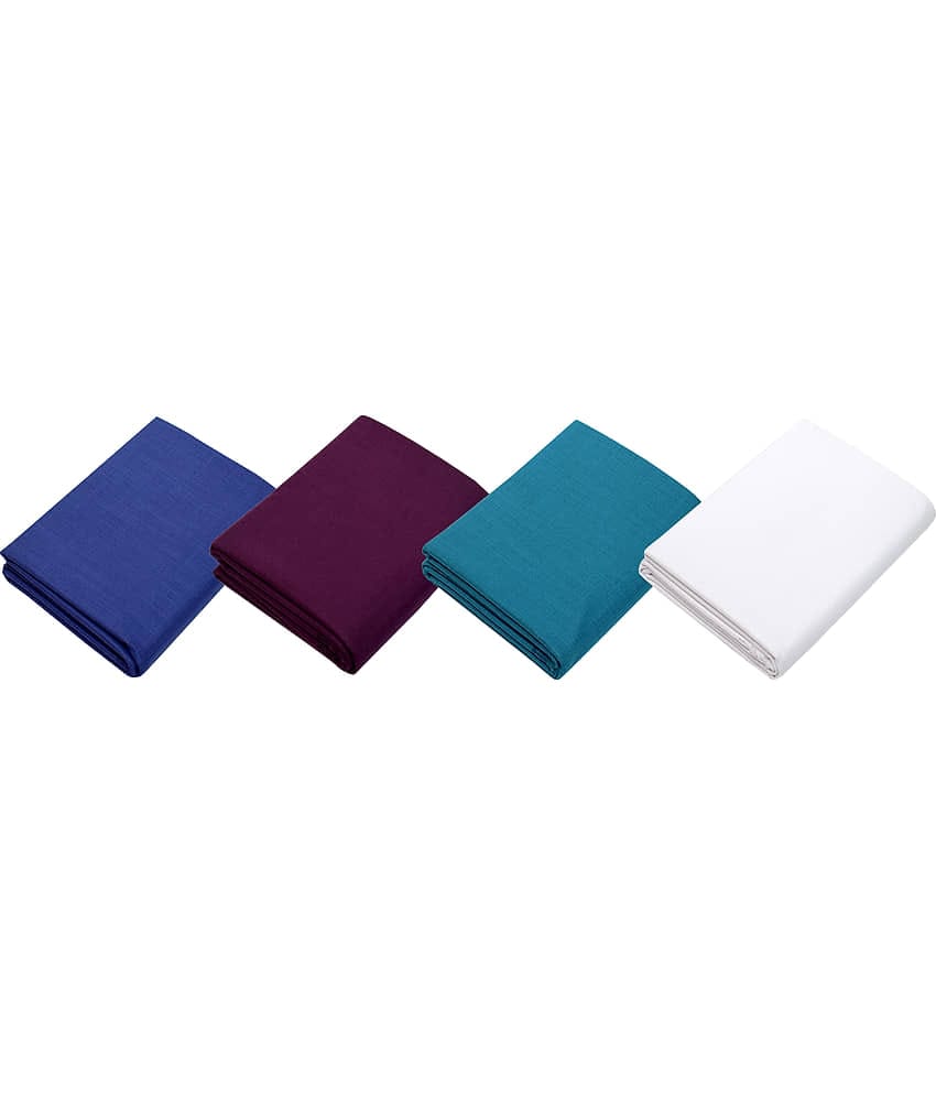 KUNDAN SULZ GWALIOR Multi Cotton Blend Unstiched Kurta 4 Pieces Kurta Fabric