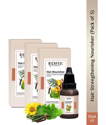 Richfeel Hair Nourisher 10 Ml Pack of 3