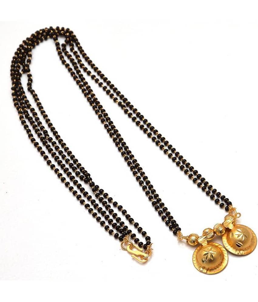 Jewar Mandi - Golden Mangalsutra ( Pack of 1 )