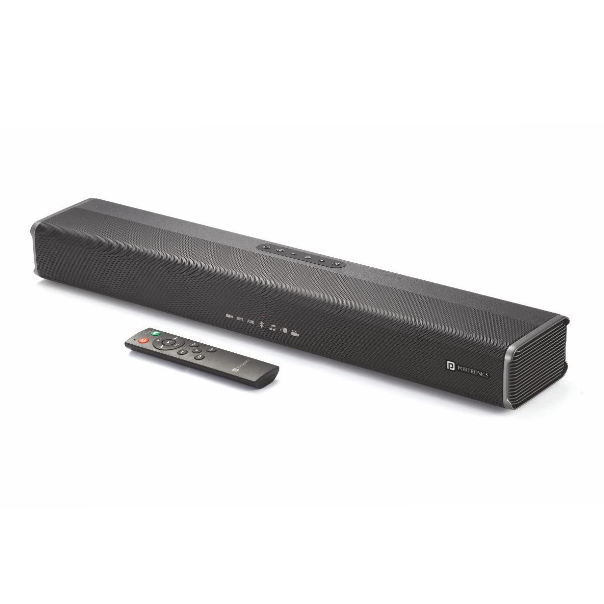 Portronics Sound Slick 5 Bluetooth Wireless Soundbar 80W with LED Display, (Black)