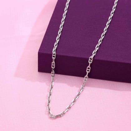 Sterling Chain-Link Silver Chain Necklace-None / Silver