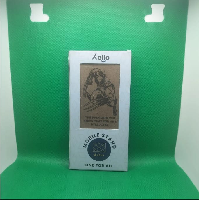 Hello Wooden Mobile Stand Wolverine Edition