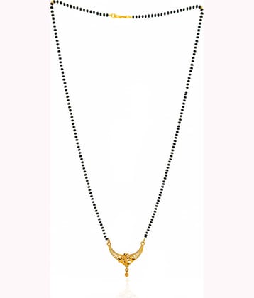 JIPPA - Golden Mangalsutra ( Pack of 1 )