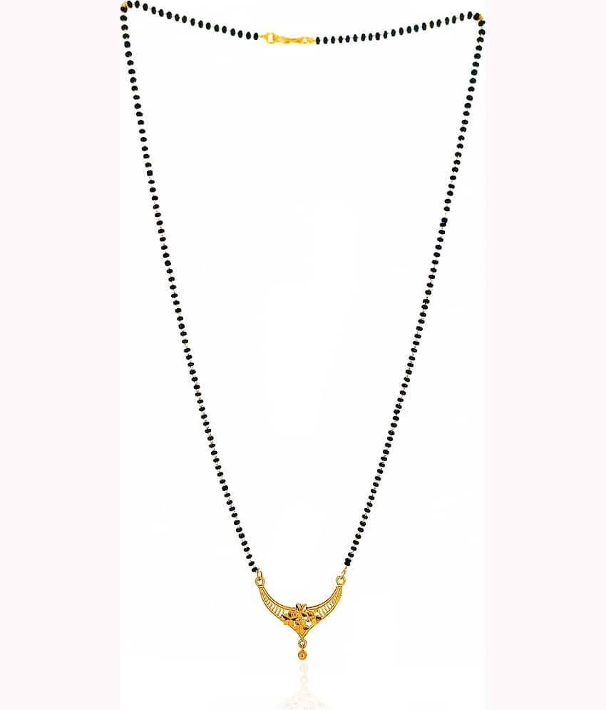 JIPPA - Golden Mangalsutra ( Pack of 1 )