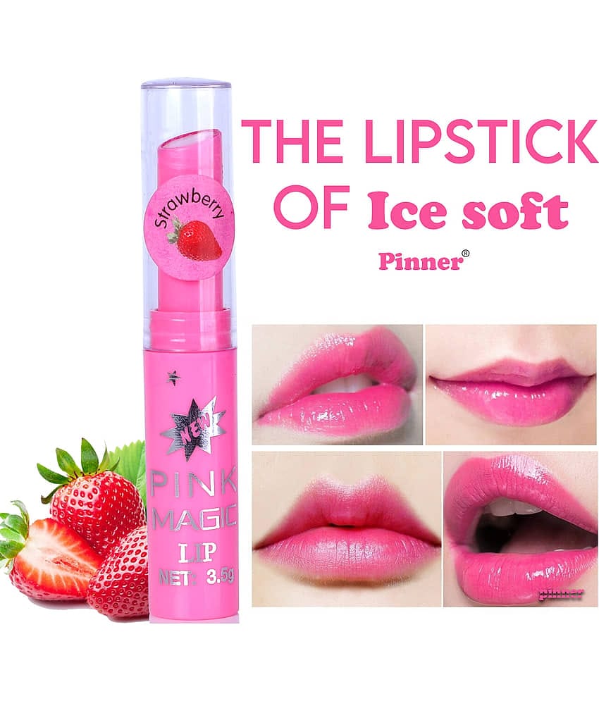 Play Run Pink glossy color changing Lip Gloss (Pack of 1)