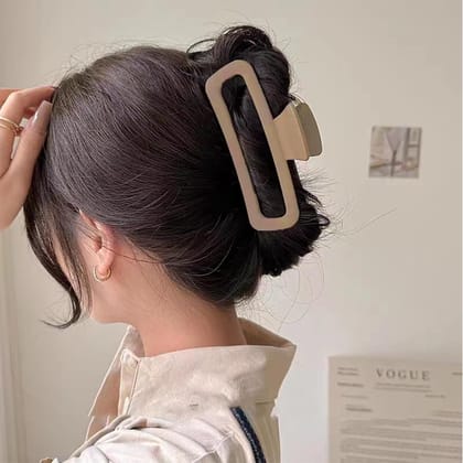 2 Pcs Xl Large Square Rectangle Hair Claw Clips