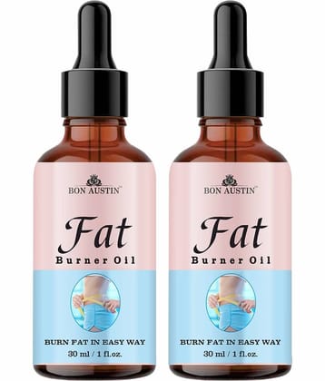Bon Austin Fat Loss Oil For Thighs, Waist Shaping & Firming Oil 60 mL Pack of 2