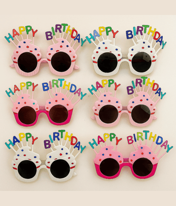Baskety Multicolor Round Sunglasses ( Pack of 6 )