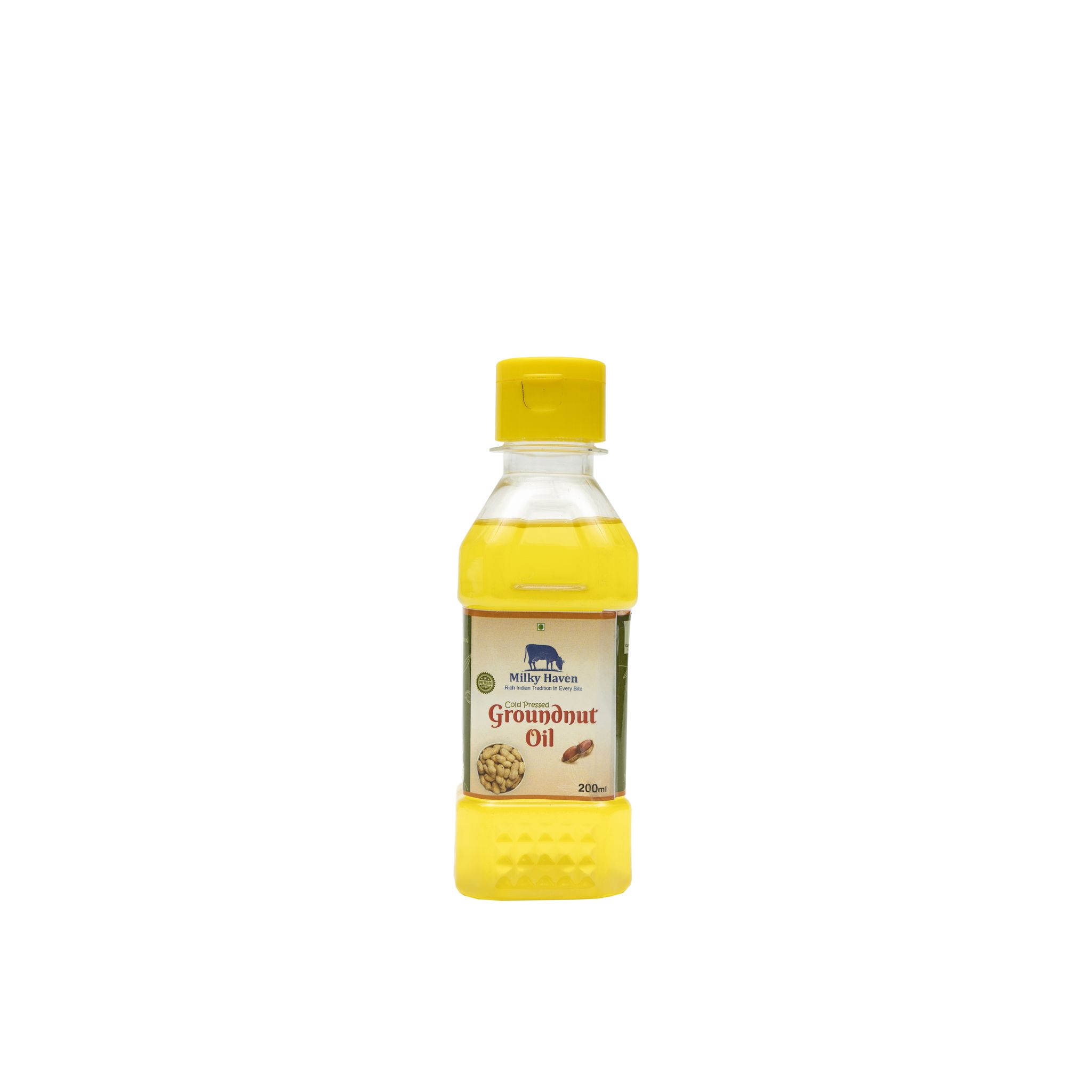 Milky Haven Cold Pressed Groundnut/Peanut Oil 200 ml