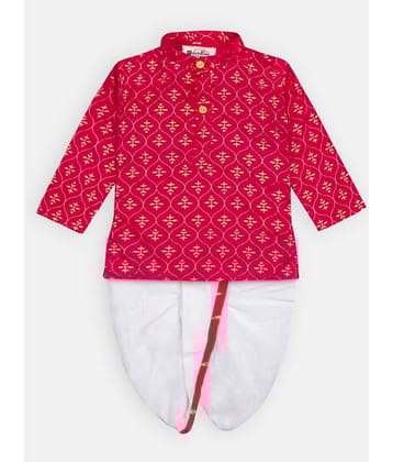 mustmom Boys Rayon Black Dhoti Kurta Set ( Pack of 1 )