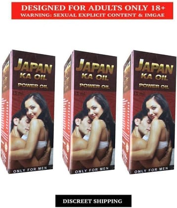 Dr. Chopra Japan Ka Power Oil for extra time and Stamina, Pack of 3, 15ml Each