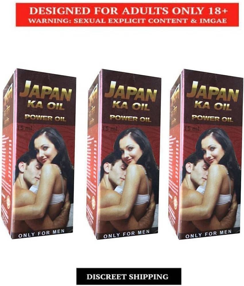 Dr. Chopra Japan Ka Power Oil for extra time and Stamina, Pack of 3, 15ml Each