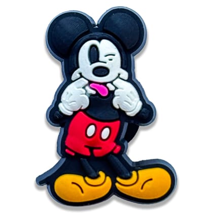 Cheeky Mouse Shoe Charm – Retro Cartoon Style