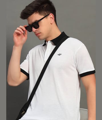 GET GOLF Pack of 1 Cotton Blend Regular Fit Solid Half Sleeves Men's Polo T Shirt ( Black )