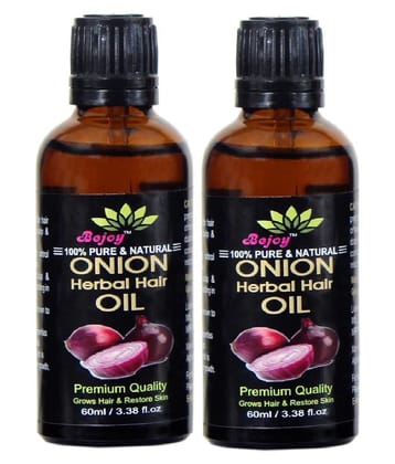 BEJOY Organic ONION Oil-  For Hair Treatment Argan Oil 120 mL Pack of 2