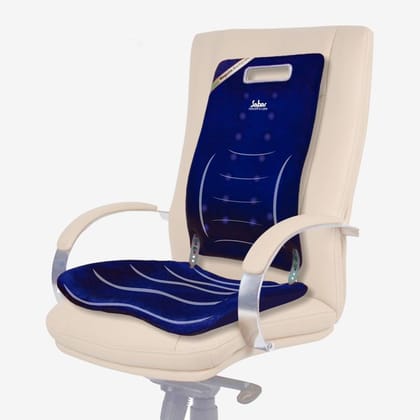 Sabar Orthopaedic Lumbar Back Support for Office Chair with Power Magnets Magneto BACKGUARD 3091XC | Adjustable Backrest with Pelvic Stabilization (Beige)