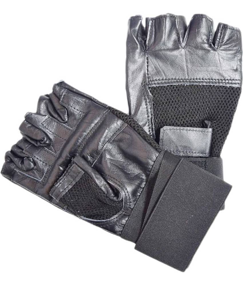 Skyfitness Black Gym Gloves