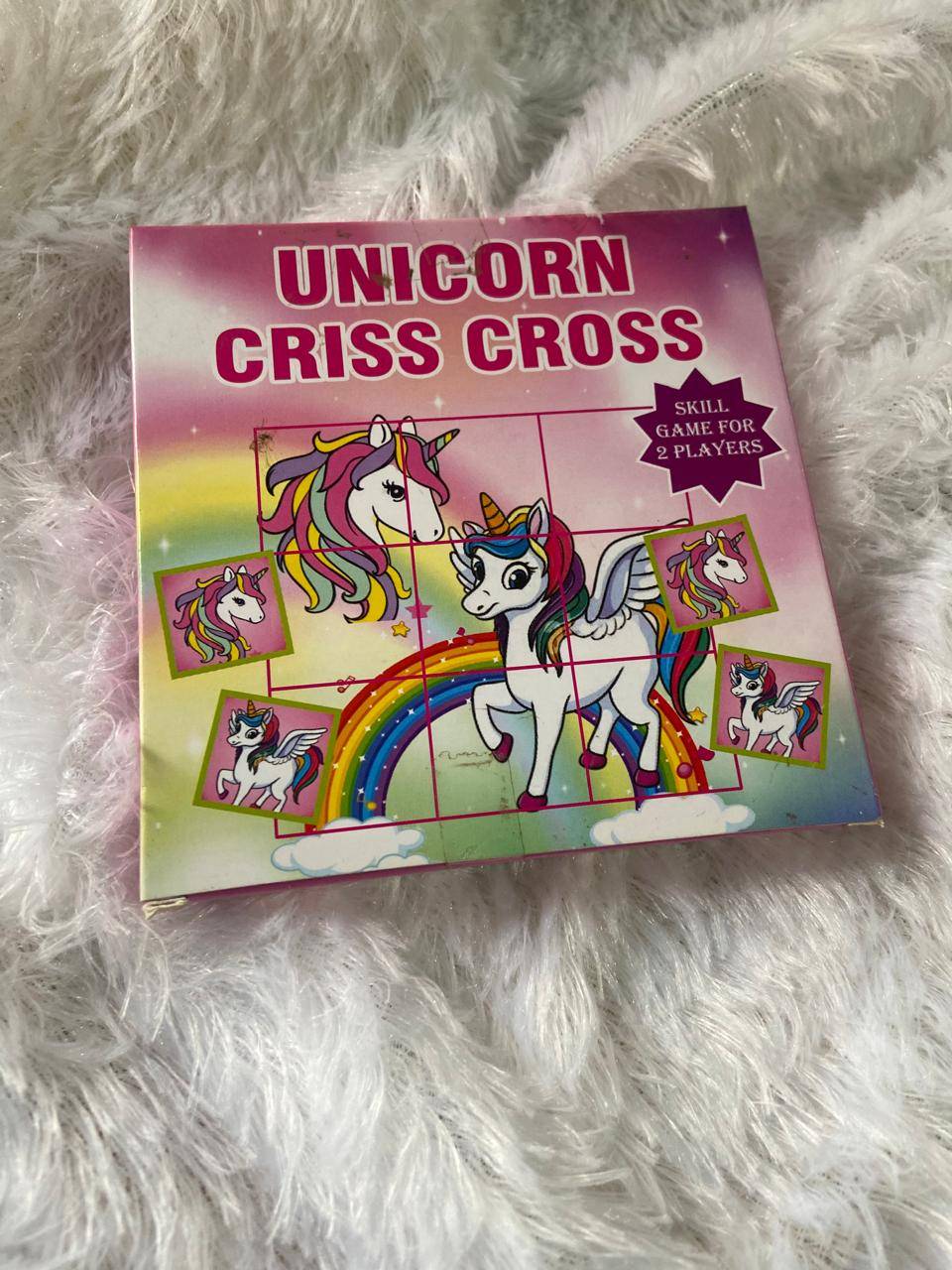 Unicorn Crisscross Puzzle - Engaging Skill Game for Kids