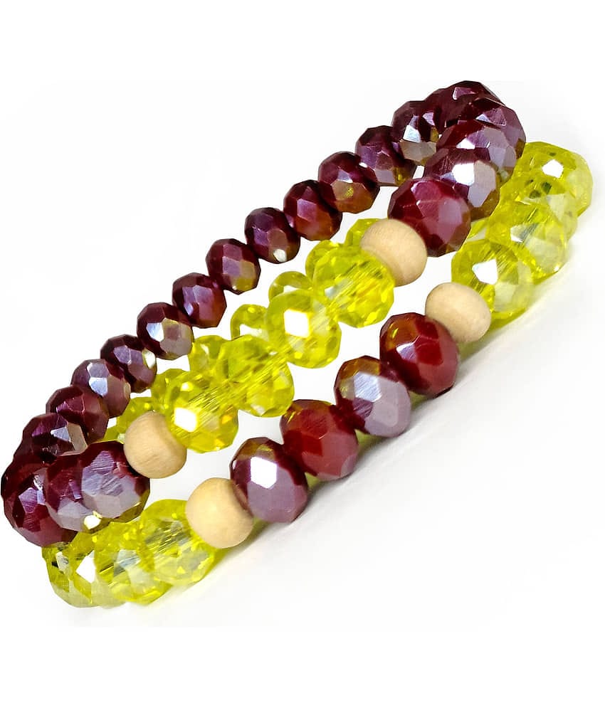 DAIVYA WELLNESS - Multicolor Bracelet ( Pack of 2 )