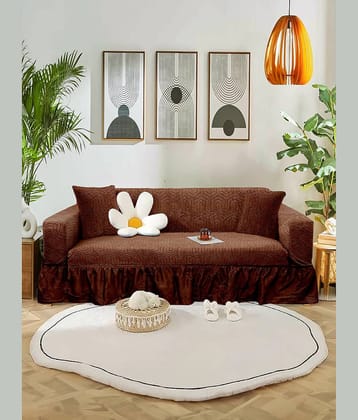 Cortina 2 Seater Polyester Sofa Cover ( Pack of 1 )