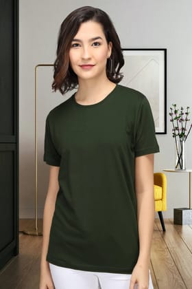 Army Green - Classic Relax Crew-S / Army Green