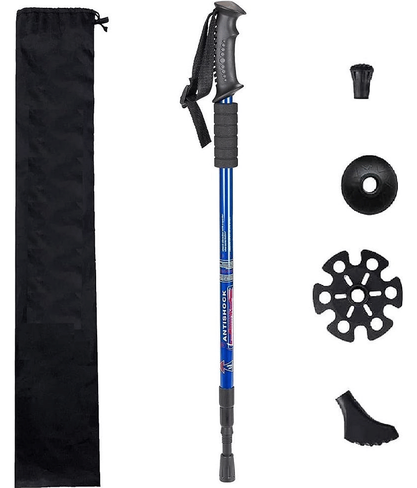 sakimo Hiking Trekking Poles, Collapsible,Lightweight, Anti Shock, Hiking or Walking Sticks,Adjustable Hiking Pole for Men and Women, All Terrain Accessories and Carry Bag.