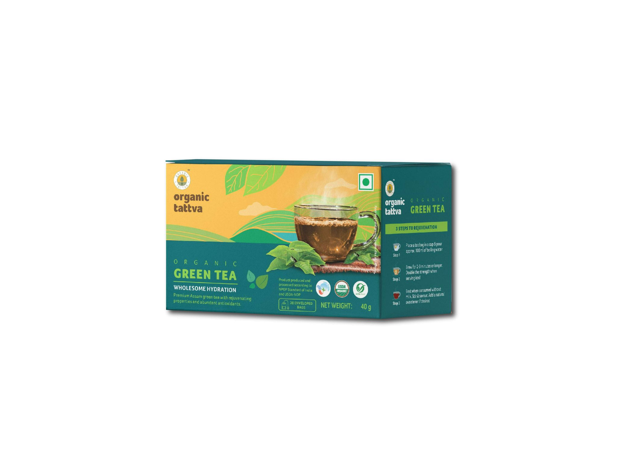 Organic Green Tea (20 teabags) 40g