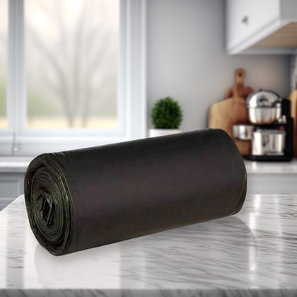 15729 Black Garbage Bags / Dustbin Bags / Trash Bags 45x50cm (1Pc)