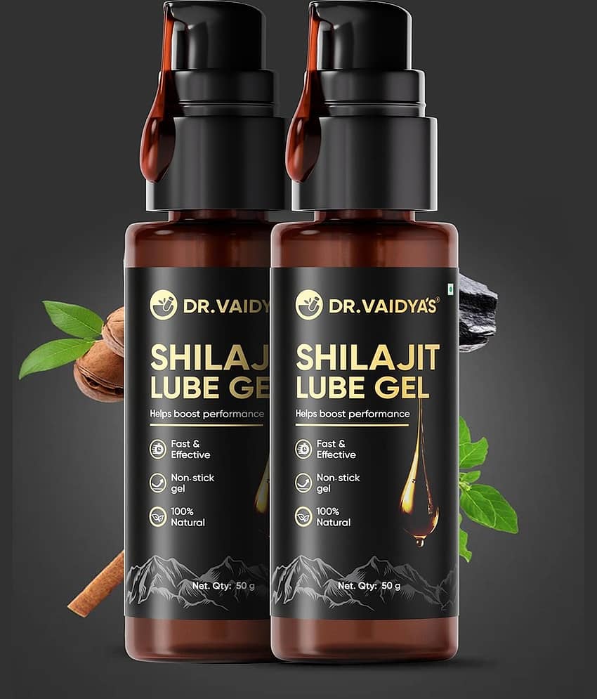Dr. Vaidya's Shilajit Lube Gel 50g (Pack of 2)