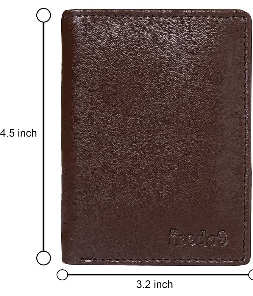HIDEFLIX Brown PU Men's Regular Wallet ( Pack of 1 )