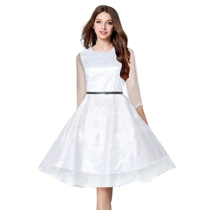 Awesome Exclusive Designer White Dress