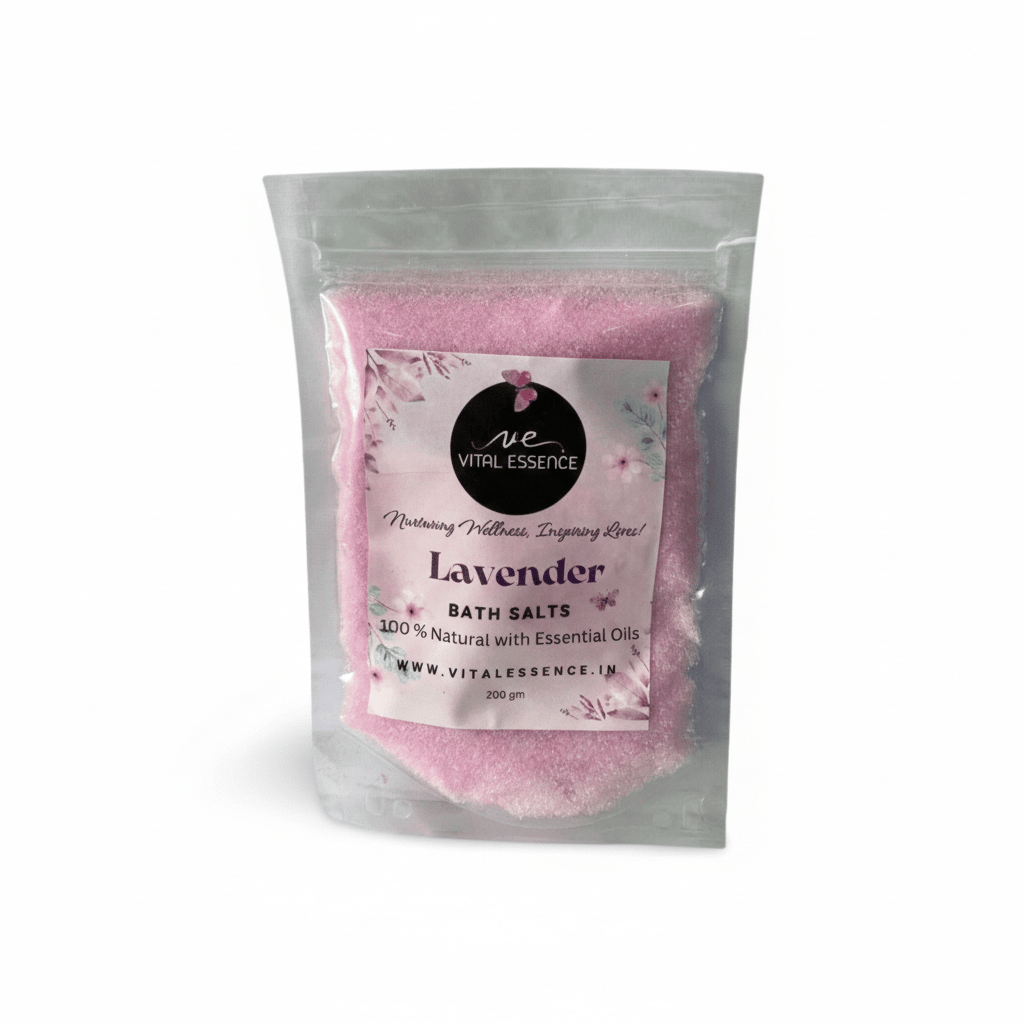 Vital Essence Relaxing Lavender Spa Bath Salts 200g