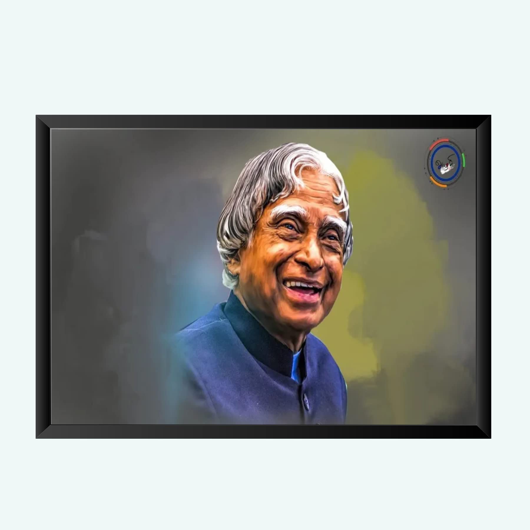 NOKKES A.P.J Abdul Kalam Wall Photo Frame For India Love And Wall Decoration Wall Photo Frame Size 8X12 Inch_A4