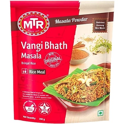 MTR Vangibath Masala, 200 g Pouch - 200 gm - 200 gm - One Unit