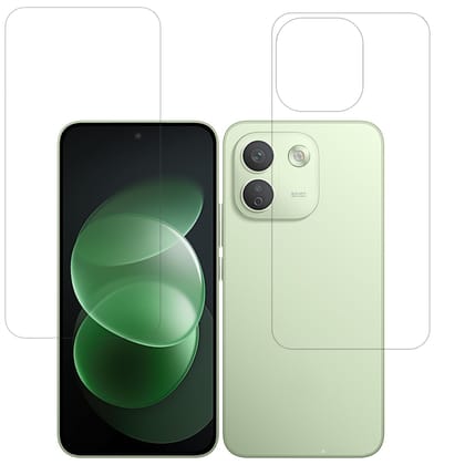 ISAAK Front and Back Screen Protector Compatible with Redmi Note 17 Pro Max 5G (COMBO PACK) ISAAK Front and Back Screen Protector Compatible with Redmi Note 17 Pro Max 5G (COMBO PACK)