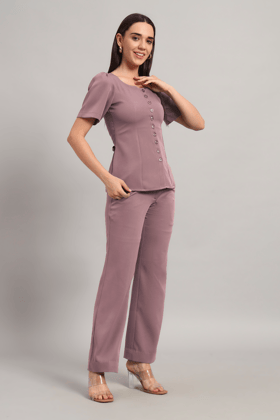 Ease Mode Co-ord, Dusty Blush Pink-XS / XS