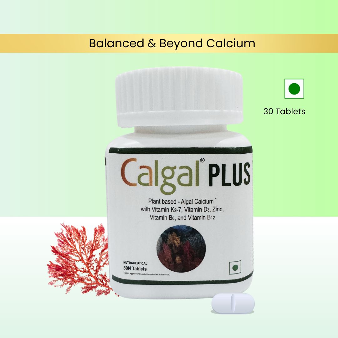 Voll Sante Algal Calcium Calgal Plus: Bottle of 30 Tablets-Buy 1