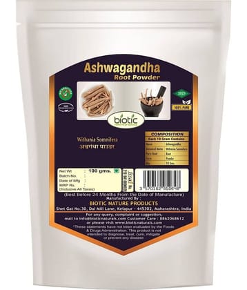 Biotic Aswagandha Powder / Ashwagandha Powder 100 gm
