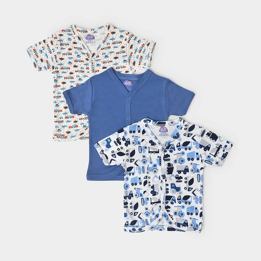Buddy Kids Half Sleeve Tee- Pack of 3-6-9 M / Multicolor