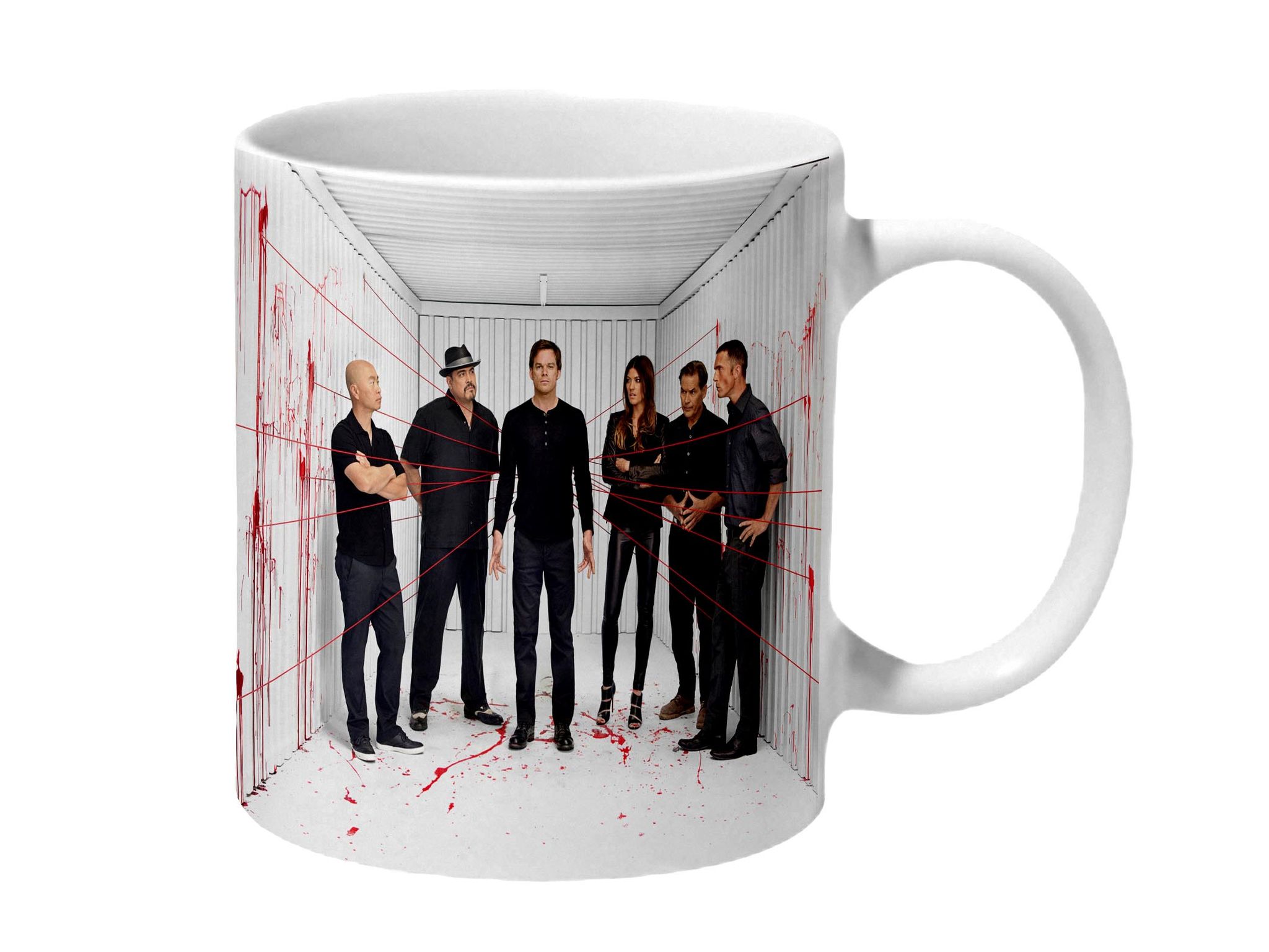 Multicolor Dexter Season 8 Wallpaper Ceramic Mug
