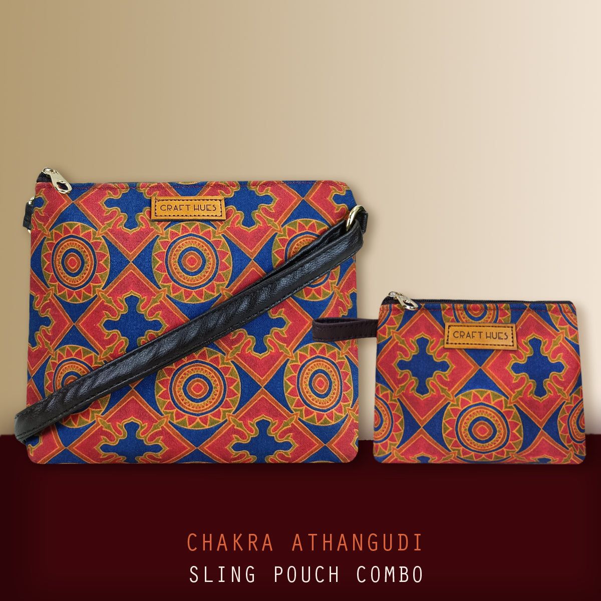 Chakra Tile Sling Pouch Combo