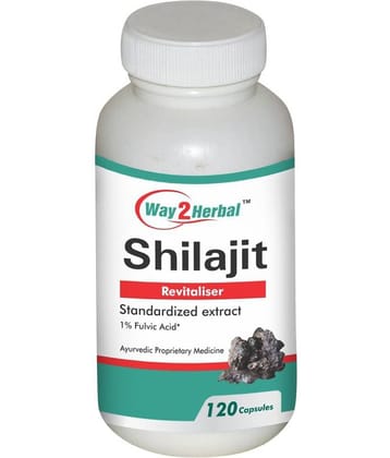 Way2Herbal Shilajit 120    Capsule 240 mg