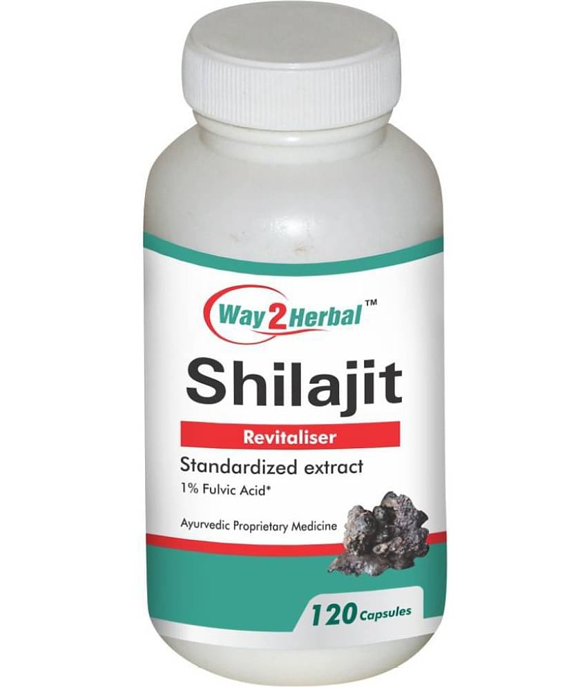 Way2Herbal Shilajit 120    Capsule 240 mg