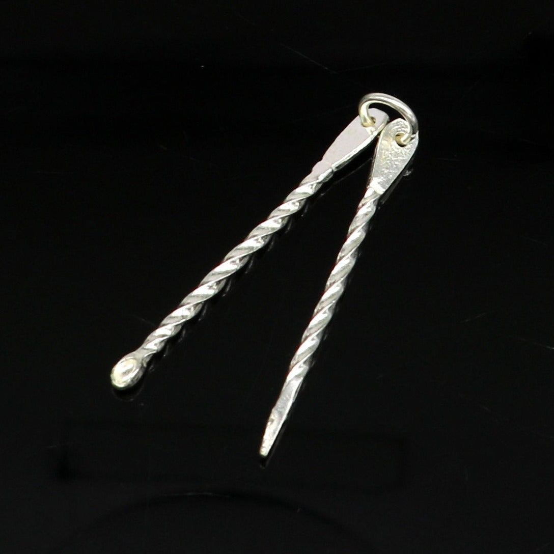 Solid silver toothpick and ear cleaner, Silver is Anti-Microbial, Anti-Allergic, Anti-Septic Silver is the best metal for personal safety