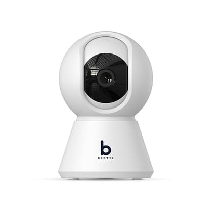 Beetel 3MP Full HD Smart Wi-Fi CCTV Home Security Camera|360 with Pan Tilt|View & 2-Way Talk|Motion Alert|Night Vision|Smart Tracking|SD Card (Upto 256 GB), Alexa & Google Support|CC3