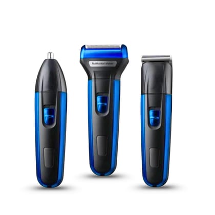 Concepta Trimmer Men Beard | 3 in 1 hair trimmer for men hair cutting- Rechargeable Electric Shaver, Hair Clipper, Nose & Beard Trimmer - Stainless Steel Blades - Corded & Cordless Concepta Trimmer Men Beard | 3 in 1 hair trimmer for men hair cutting- Re