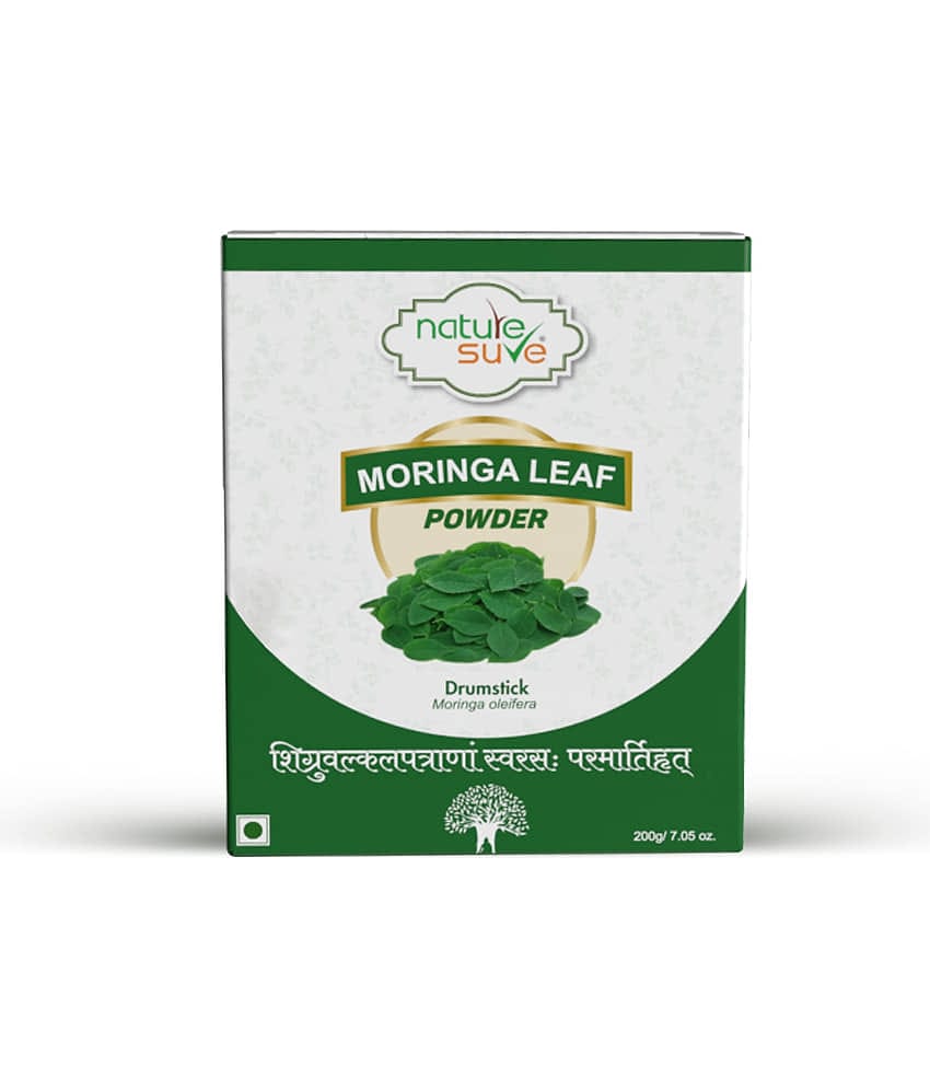Nature Sure Moringa Leaf Atta Mix Powder 200G With Raw Honey 50G Pack of 1.