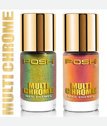 Posh Nail Polish Multi Multichrome Pack of 2 18 mL
