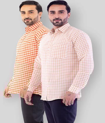 DESHBANDHU DBK - Multicolor Cotton Regular Fit Men's Casual Shirt (Pack of 2 )