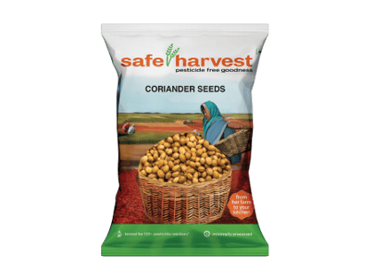 Safe Harvest Pesticide Free Coriander Seeds 200g